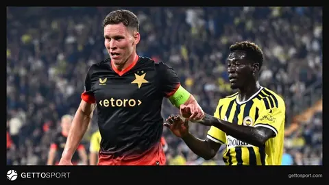 Lukáš Provod maç sonrası basın açıklaması yaparken