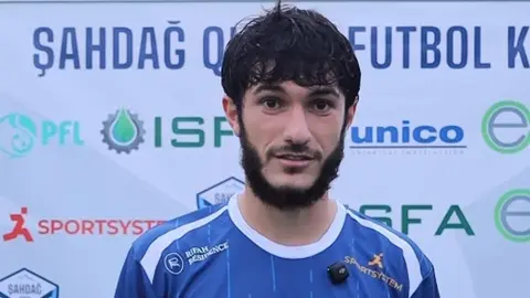 Mahrab Baxşalı Şahdağ-Qusar üçün oynayarkən meydanda