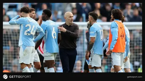 Mançester Siti futbol klubu loqosu və stadion görüntüsü