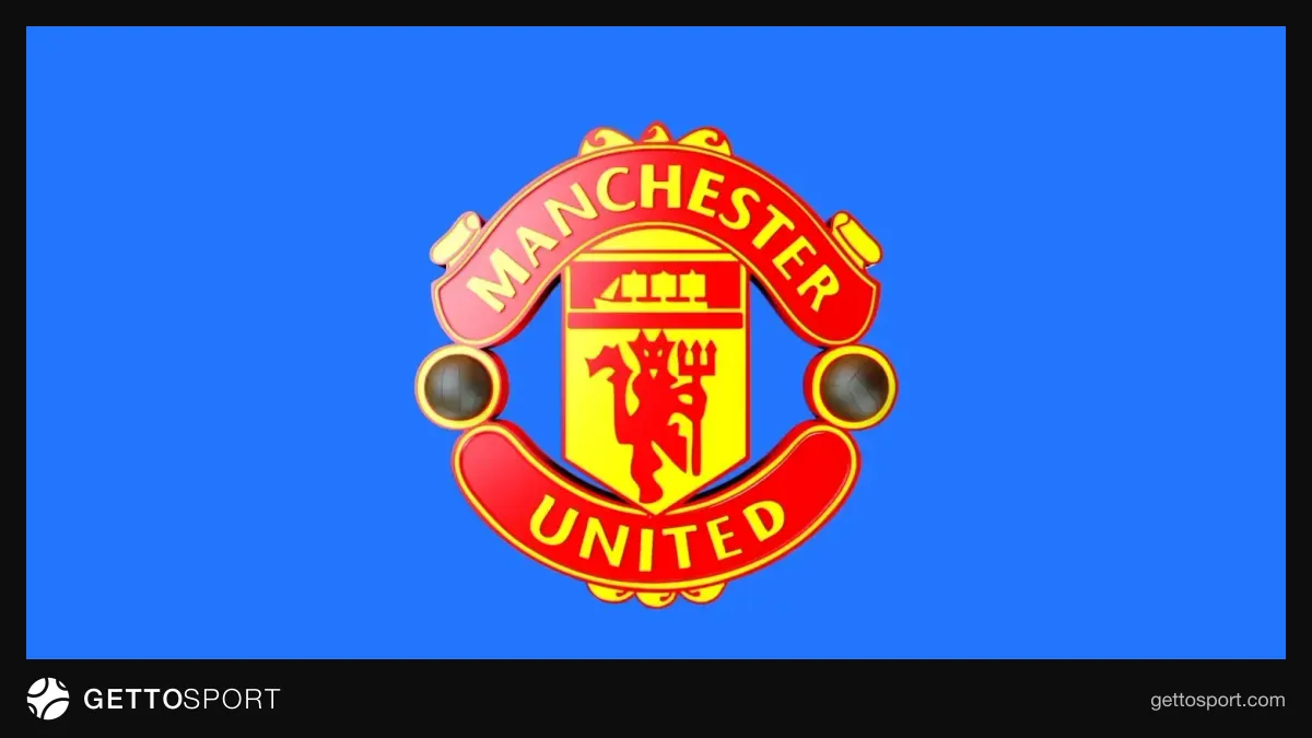 Manchester United klub loqosu və Antonio Conte portreti
