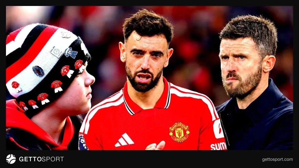 Michael Carrick maç sonrası taraftar tepki gösterirken konuşuyor