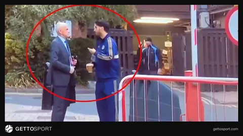 Marco Asensio ile Oğuz Çetin'in maç öncesi tartışma anı