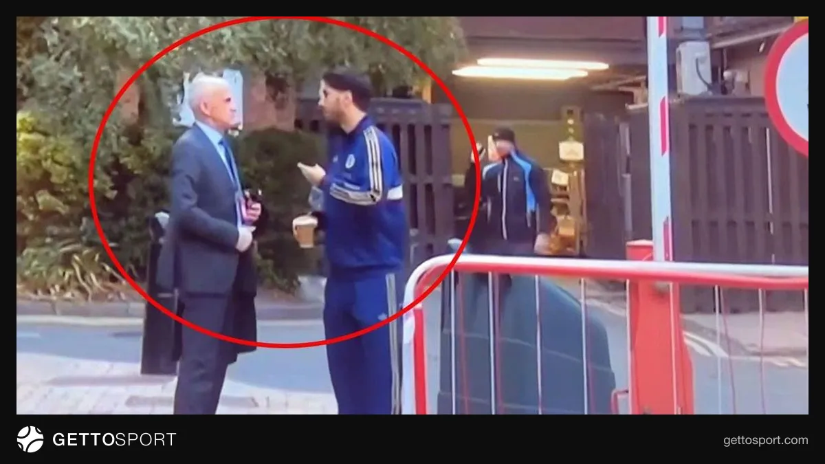Marco Asensio ile Oğuz Çetin'in maç öncesi tartışma anı