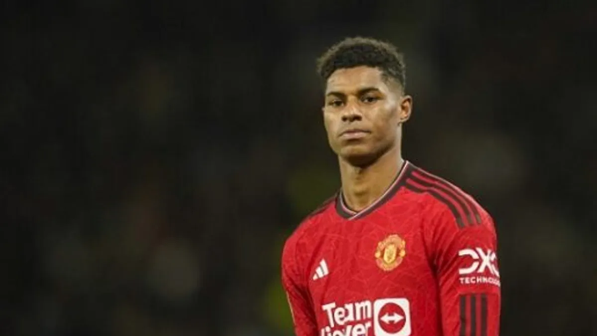 Marcus Rashford Mançester Yunayted forması ilə məşqdə
