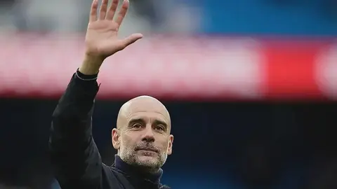 Enzo Mareska və Pep Qvardiola Etihad stadionunda