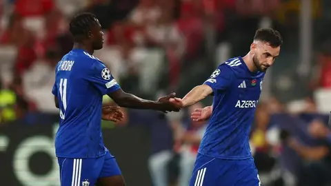 Marko Yankoviç məşq zamanı Qarabağ forması ilə