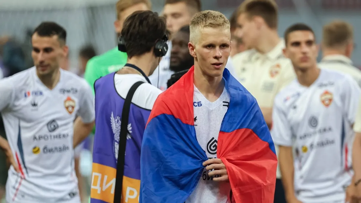 Matvey Kislyak'ın CSKA formasıyla maç sırasında fotoğrafı
