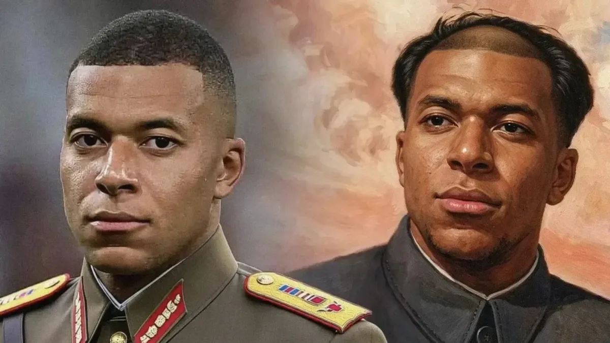 Kilian Mbappe mikrofon qarşısında və Çin sosial media reaksiyaları