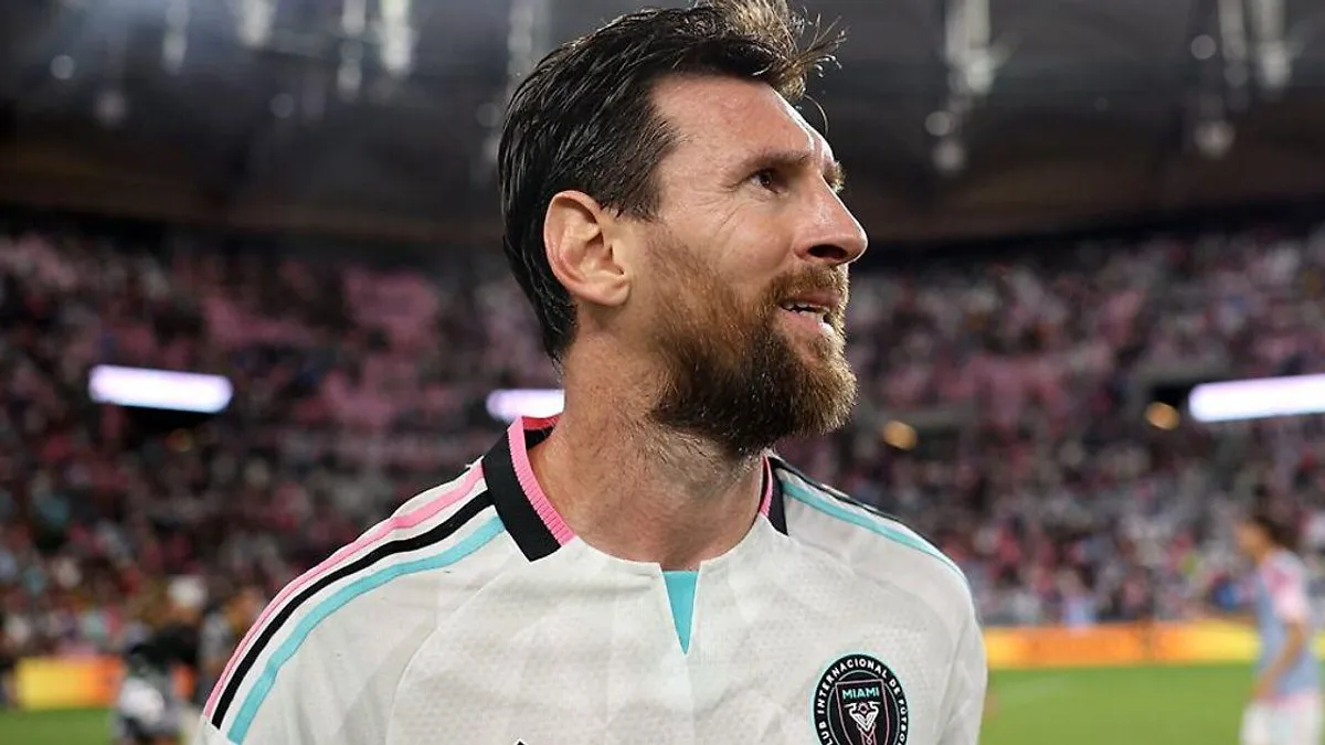 Lionel Messi İnter Mayami forması ilə oyunda