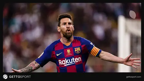 Lionel Messi Kamp Nounun önündə vida mərasimi üçün hazırlıq təsəvvürü