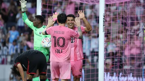 Lionel Messi və Luis Suares İnter Mayami forması ilə