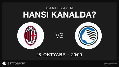 Milan – Atalanta oyununun yayım kanalları