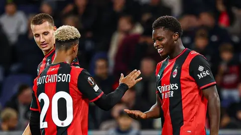 Milan oyuncuları Salzburg deplasmanında sevinç yaşarken