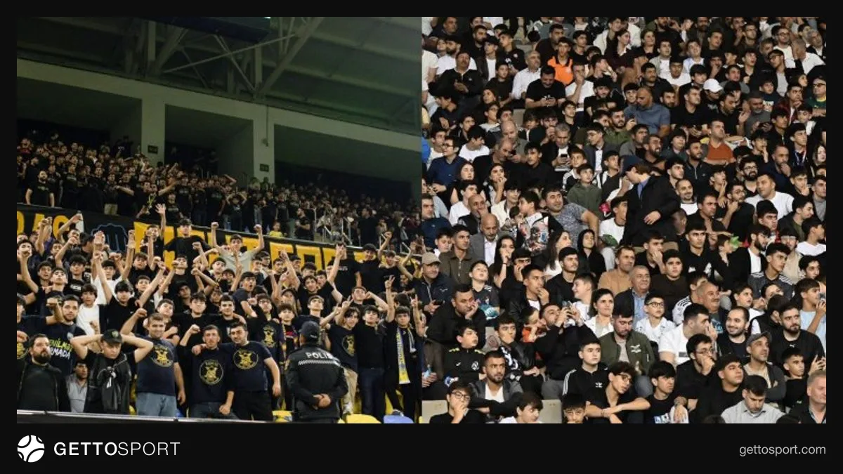 Dolu tribunalar və stadion azarkeşləri