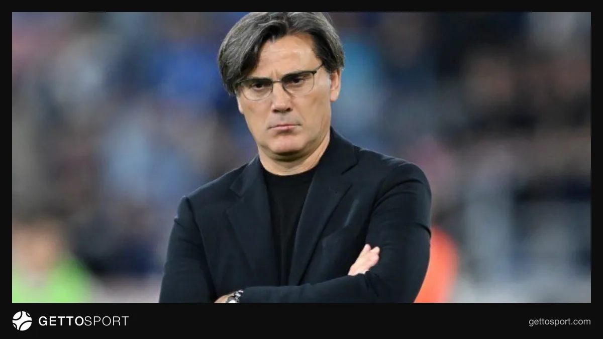 Vincenzo Montella ve Genoa teknik direktörü Daniele De Rossi konuşurken