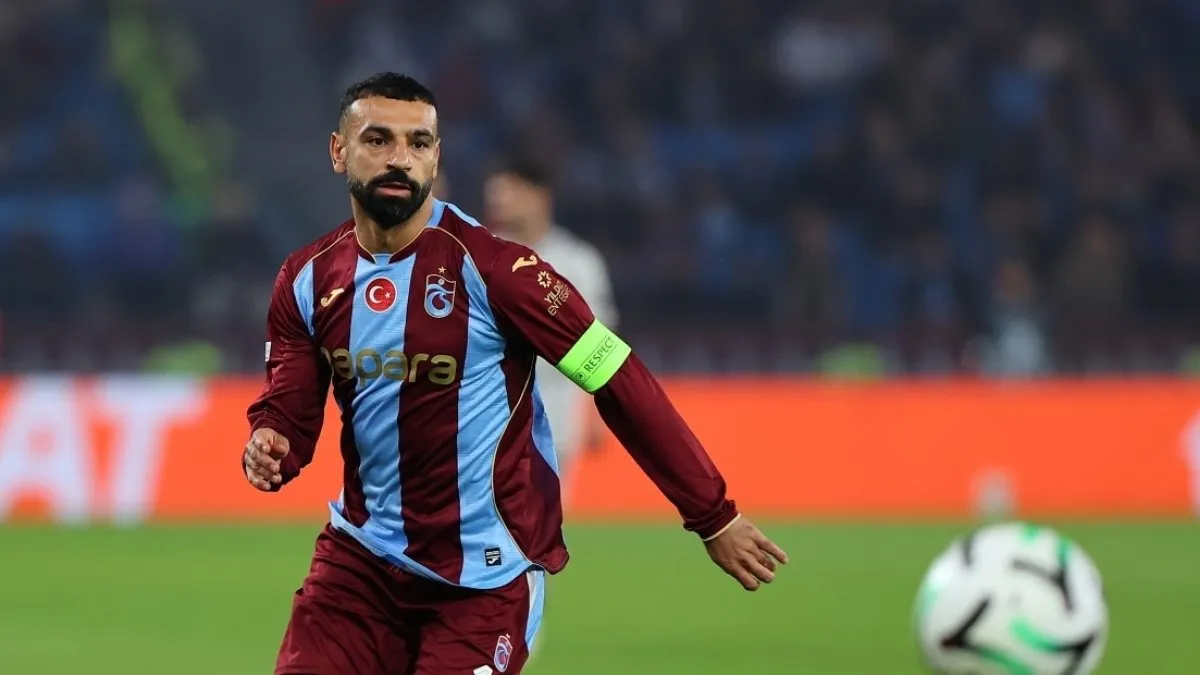 Trabzonspor formasıyla gol sevinci yaşayan Muhammed Salah