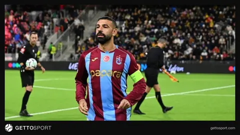 Muhammed Salah Trabzonspor formasıyla gol sevincinde