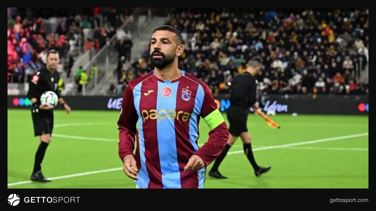 Muhammed Salah Trabzonspor formasıyla gol sevincinde