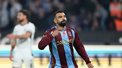 Muhammed Salah Trabzonspor formasıyla gol sevinci