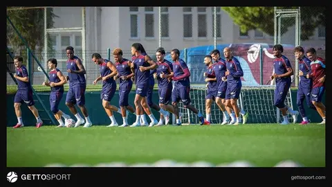 Trabzonspor antrenmanında eksik oyuncular ve Mustafa Eskihellaç'ın durumu