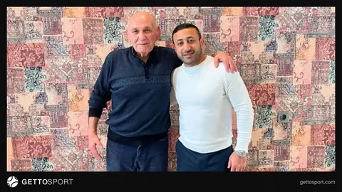 Nağı Babayev və dünya çempionu Əhməd Yusifov tatamidə