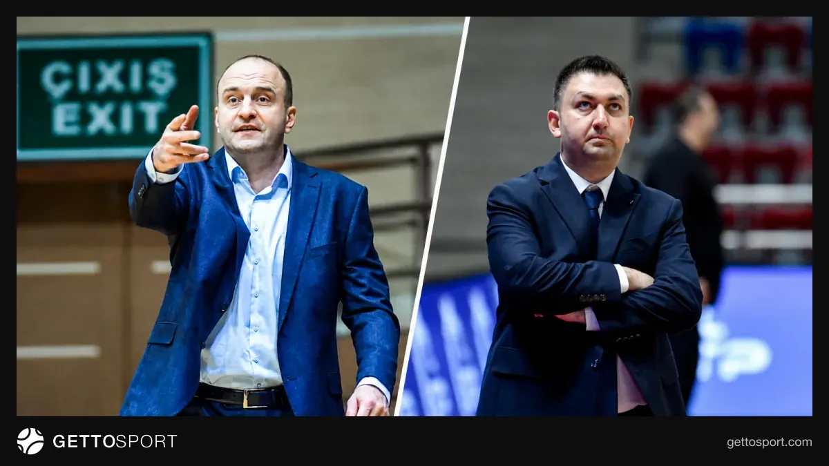 Naxçıvan komandasının basketbolçuları oyun sonrası sevinir