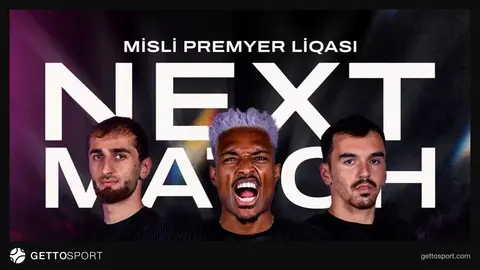 Neftçi və Sabah komandalarının stadiondakı oyun görüntüsü