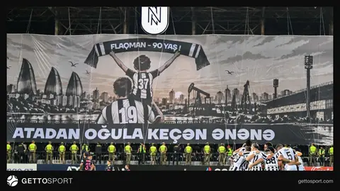 Neftçi və Sabah oyunundan stadion və qapıçılar səhnəsi