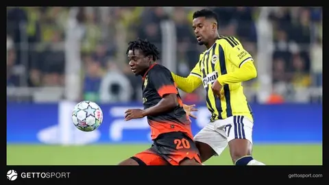 Fenerbahçeli Nelson Semedo maçta asist yaparken