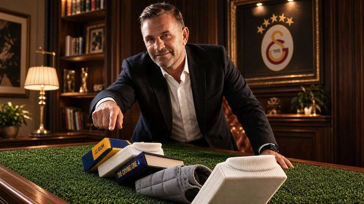 Okan Buruk derbi maç sonrası saha kenarında, Galatasaray arka planda