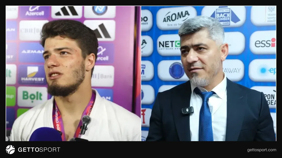 Ömər Rəcəbli dünya çempionatında mükafatlandırma mərasimində