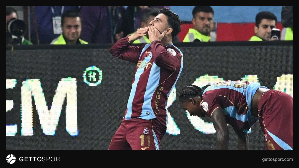 Trabzonspor formasıyla gol sevinci yaşayan Ozan Tufan