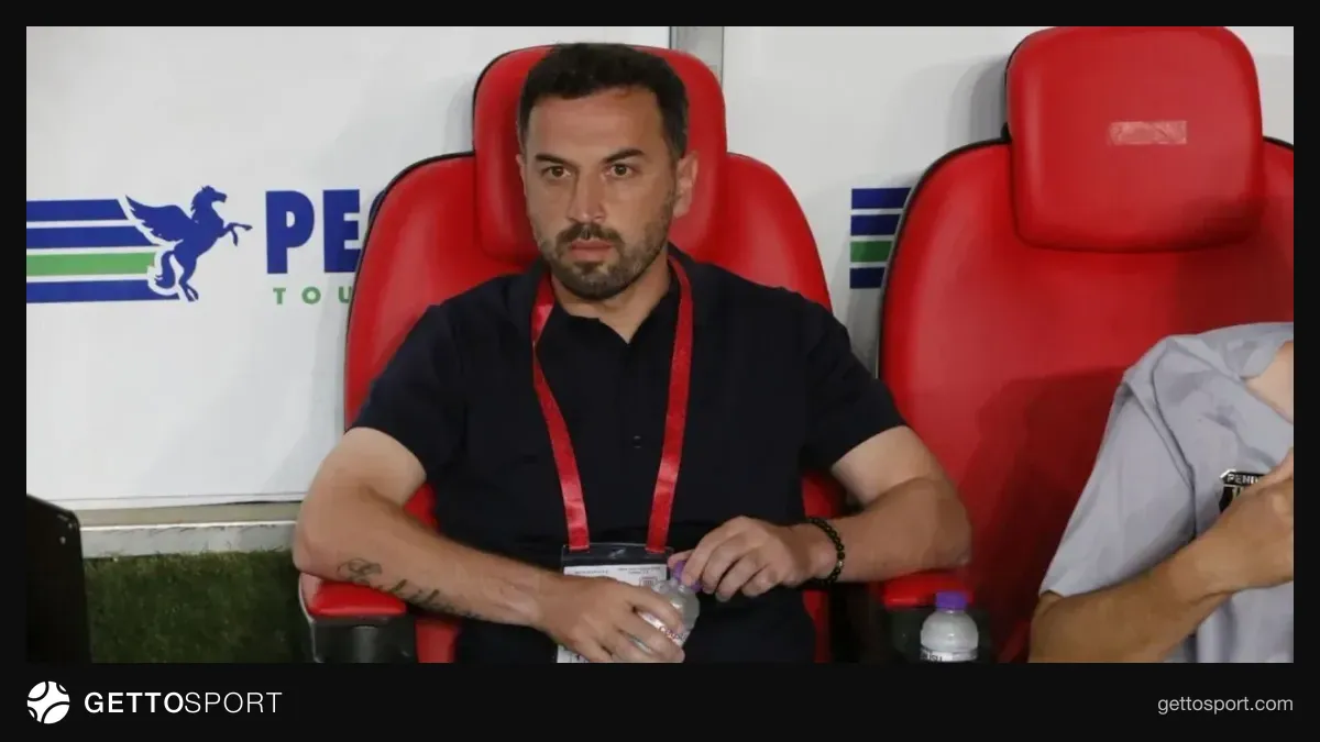 Pendikspor logosu ve Umut Eskiköy'ün silueti
