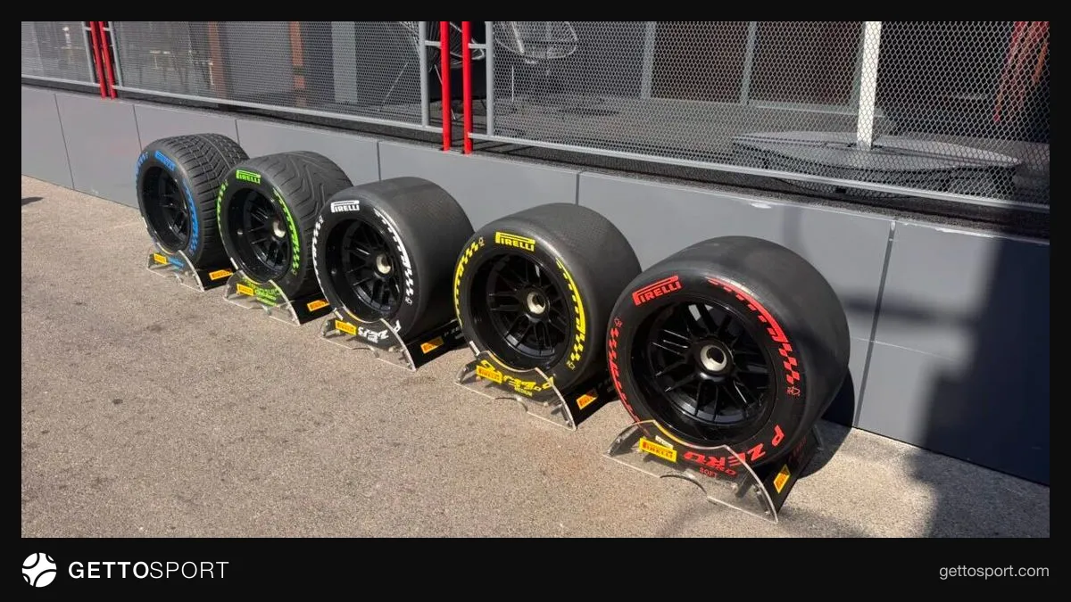 Pirelli təkərləri və Circuit of the Americas trası görüntüsü