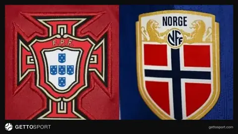 Portuqaliya millisi meydanda Norveçə qarşı oyun zamanı
