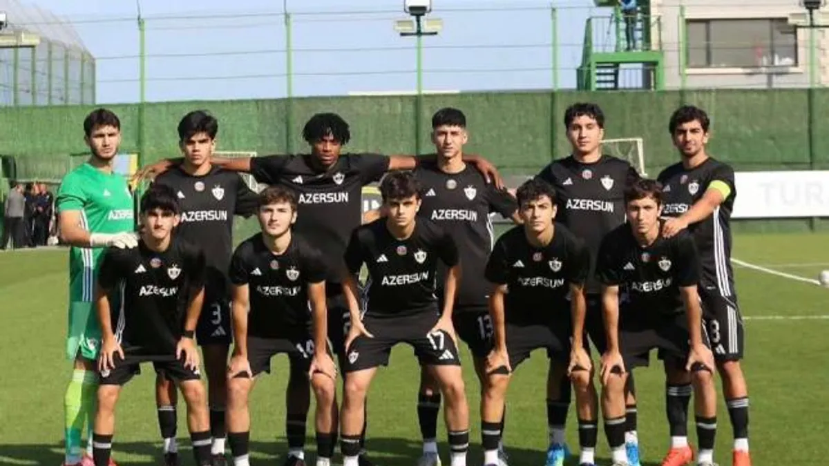 Qarabağ U-19 və Dinamo Zaqreb U-19 oyunçuları hazırlıqda Azərsun Arenada