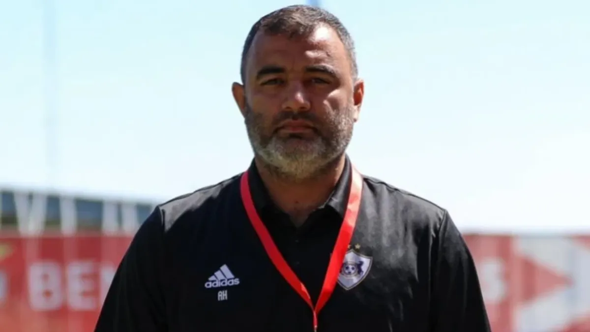 Qarabağ U-19 komandasının məşqi və Aftandil Hacıyev