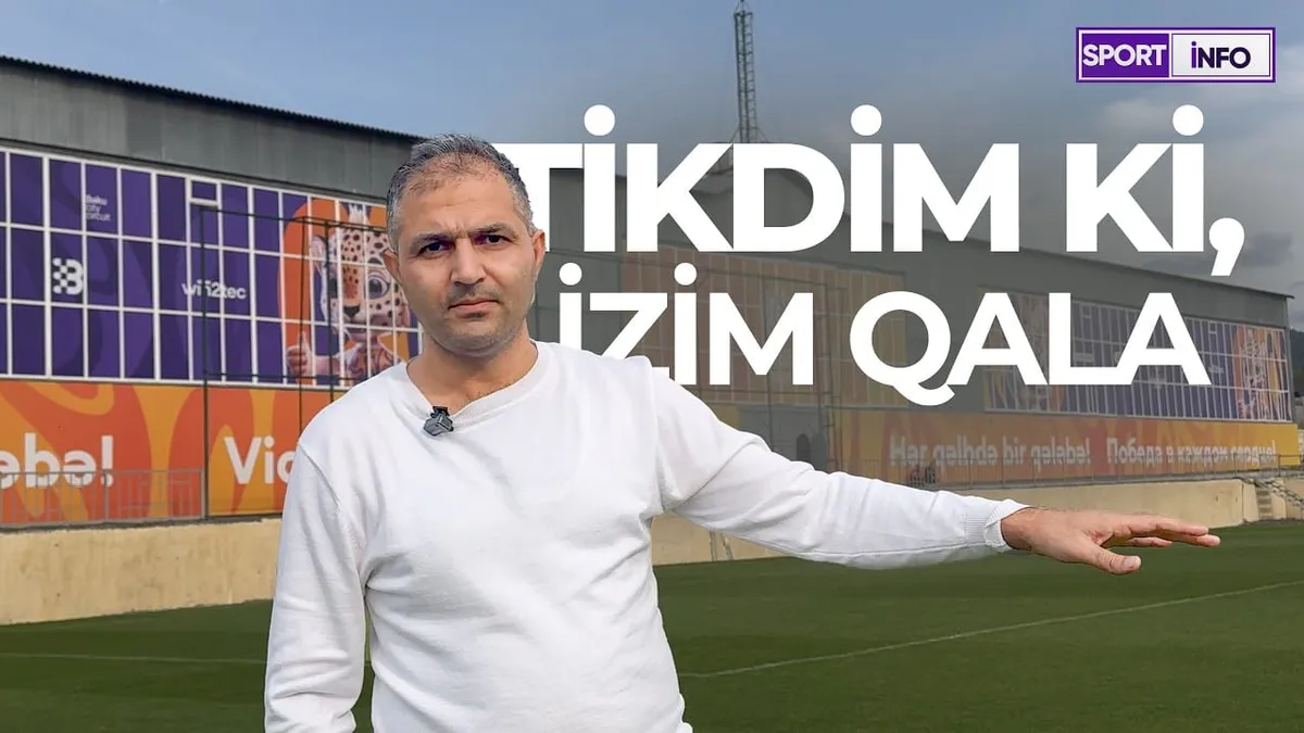 Qəbələ futbol klubunun azarkeşləri və boş stadion görüntüsü