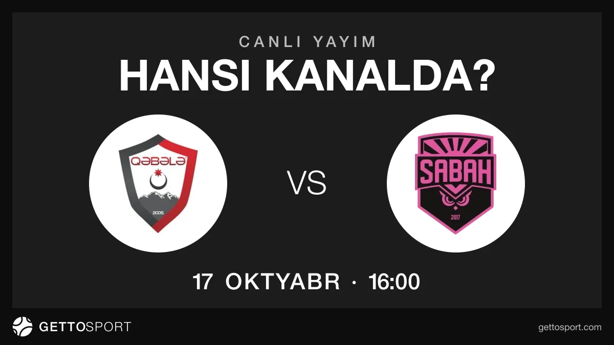 Qəbələ – Sabah oyununun yayım kanalları
