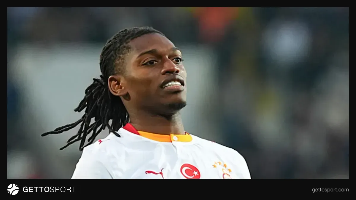Rafael Leão kulübün açıklamasında sakatlandığını gösteren görüntü