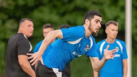 Ramil Şeydayev və Artyom Makarçuk azarkeşlərlə görüşdə