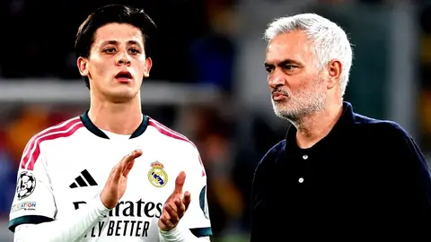 Real Madrid antrenmanda Arda Güler ve Mourinho