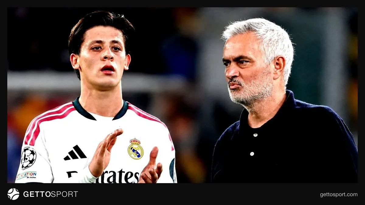 Real Madrid antrenmanda Arda Güler ve Mourinho