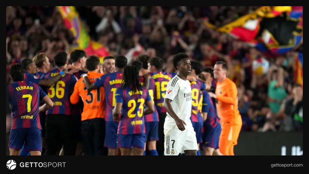 Hakimlər və Real Madrid loqosu ilə El Klasiko üçün gərgin atmosfera