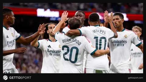 Real Madrid loqotipi və məhkəmə sənədlərinə işarə