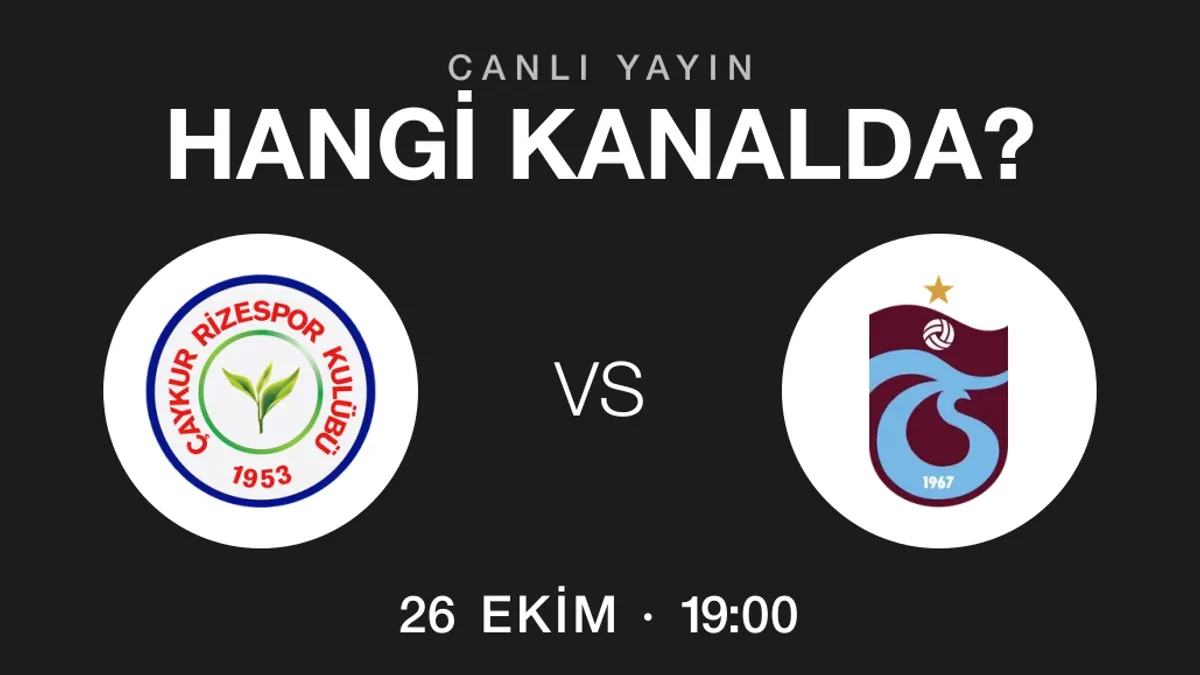 Rizespor - Trabzonspor maçının yayın kanalları