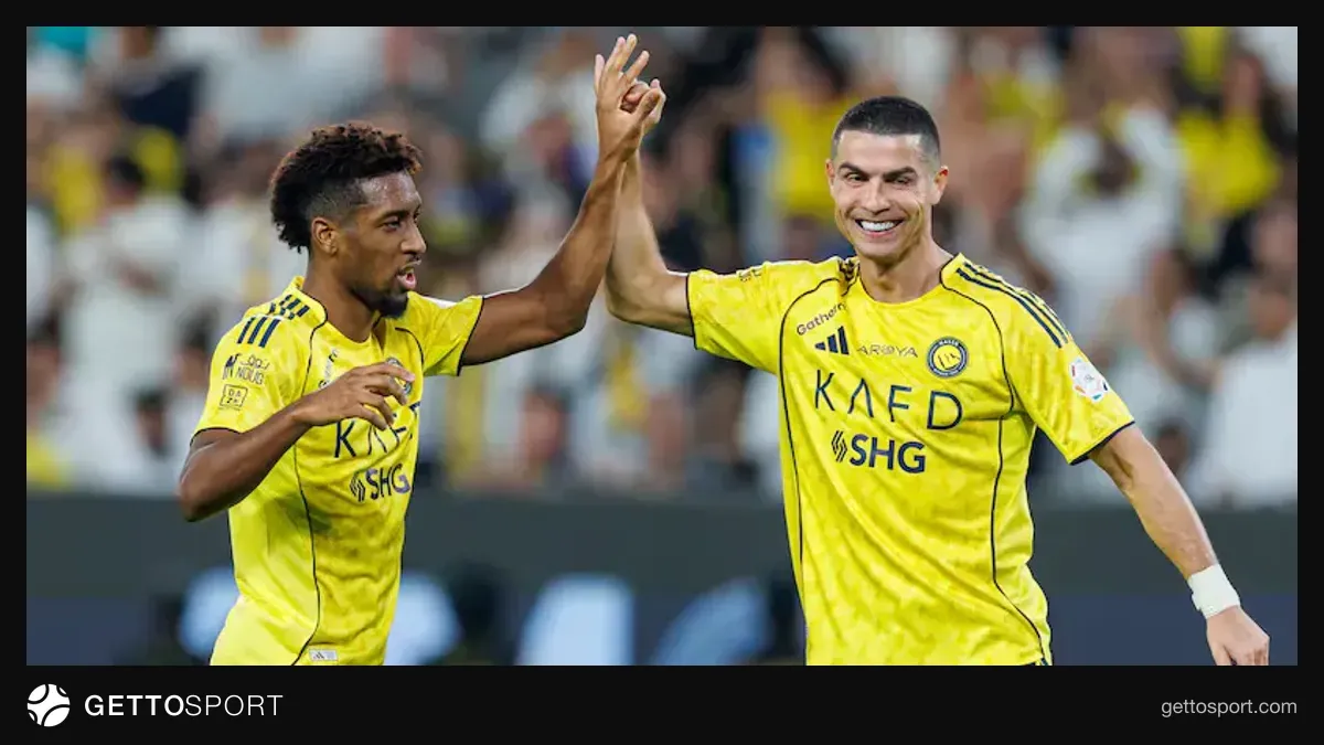Kriştiano Ronaldo və Kingsley Koman Al-Nassr formasında meydanda