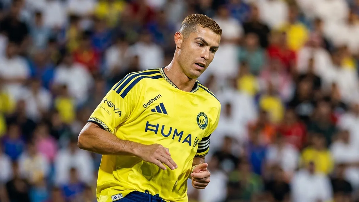 Kriştiano Ronaldo qol vurarkən stadionda qeyd