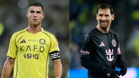 Kriştiano Ronaldo və Lionel Messi birlikdə və ya ayrı portretləri