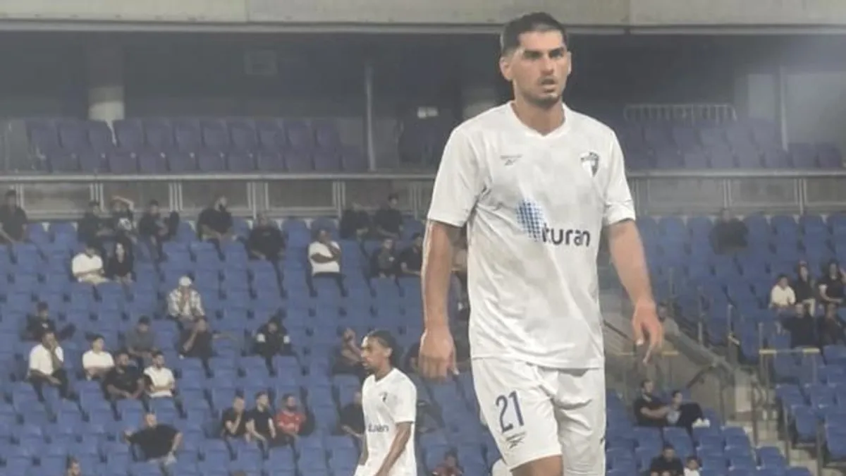 Rüfat Abdullazadə İroni Kiryat-Şmona formasında oyunda